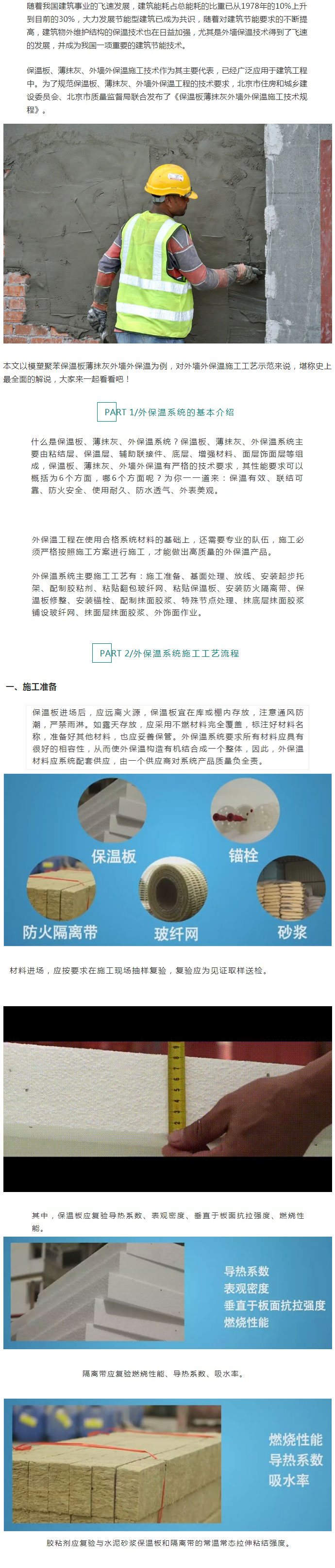 收藏起來(lái)！保溫板薄抹灰外墻外保溫施工工藝圖文全解析_01